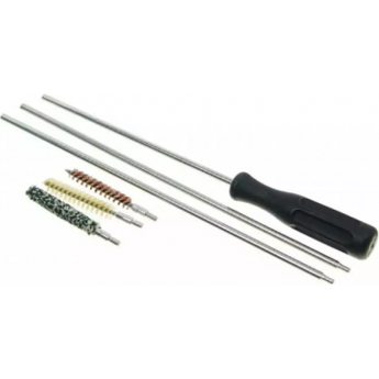 Набор для чистки ружей LUCKY VIEW калибр 5,6, 3 ерша, алюминиевый шомпол 3-х секционный