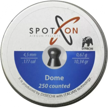 Пуля SPOTON DOME 4,5 мм, 0,67 гр. (250 шт) (150 в упаковке)